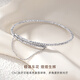 CRD Ke Laidi spot sparkling pt950 platinum explosive elastic bead bracelet live bracelet gift for women 3.30g