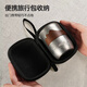 Made in Tokyo, pure titanium travel tea set, complete set of tea infuser, complete set of Kung Fu tea set, anti-scald tea cup, 6-piece set