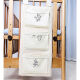 Bolsa de almacenamiento de la cabeza de cuna bolsa colgante colgante de cama multifuncional pañal de almacenamiento limpieza húmeda de la cama de bebé se puede lavar jirafa