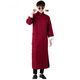 Zhiqiang groomsmen suit Chinese style wedding dress Chinese style brother group costume wedding cross talk suit coat mandarin jacket student performance wine red embroidery style glasses and roses good quality XL 175- 92A 140-150Jin Jin equals 0.5 kg