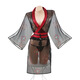 Feimu Japanische Phantom gedruckte Kimono-Set Perspektive und exponiertes Gesäß, um die Versuchung sexy und reine Unterwäsche sexy und reine 6628 6976978549220 Japanische Phantom schwarz + rot [l] One Größe (vorgeschlagen 80-125 Jin [Jin gleich 0,5 kg]))