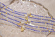 Shengbei original design natural sapphire tanzanite faceted necklace clavicle chain with freshwater pearl fairy style