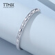 TTMIX round push-pull platinum bracelet for women pt950 platinum round bracelet fashion car flower room glossy bracelet weight 20.45g width 4.4mm