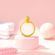 Chao Acer children's solid gold ring 5G pacifier gold ring ring baby newborn first-year gift price live ring mouth 2 grams