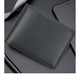 Biero -Brieftasche Herren Brieftasche Herrenleder Top Cowhide 2024 Neue Männer Brieftasche sich schwarz fühlen