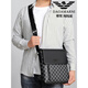 
Falamone; FALAMONE new men's one-shoulder crossbody bag genuine leather business casual postman bag trendy brand men's bag light luxury 6629 plaid