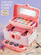 Children's cosmetics set, full set of makeup, girl's makeup toy, nail polish, kid's baby birthday gift box, dream shoulder bag-gift box