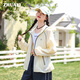 Aunt Zhu's thin sun protection clothing for girls and boys in summer 2025 new junior and high school students skin clothing jacket girls' cloak sun protection clothing yellow 180