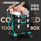 Green Forest Large Combined Stacking Hardware Toolbox Storage and Stacking Multifunctional Industrial Grade Large Capacity Set Toolbox Combination (No. 4, No. 3, No. 1)