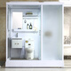 CleanDell integrated shower room bathroom bathroom dry and wet separation integrated shower room partition with toilet front door 190*120*220 (right) without steam