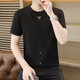 Aemape Summer Pure Cotton T-shirt Faux deux pièces à manches courtes à manches courtes à manches fines et à haut de gamme Slim Casual High Up T-shirt MenT Q6626 White Thin M (recommandé 85-110jin [Jin est égal à 0,5 kg]))