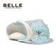 Belle children's shoes girls sandals 25 years new summer princess shoes children's hole shoes beach shoes light pink 19