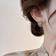 Idel Chinese style enamel earrings 2025 new hot style high-end antique style earrings for women painted earrings suitable for spring E4006 color