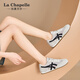LA CHAPELLE SAPOS MUBLITOS SUGLOS SOFÍFICOS COMPLETOS ENTRENAMIENTOS ALEMENTOS PARA MUJER 2025 Nuevo verano de malla delgada versátiles versátiles casuales zapatos planos beige xxe6625-2 38