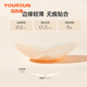 Yiershuang 4 pairs of invisible breast patches, strapless underwear, women's wedding gauze straps, anti-exposure, traceless silicone, anti-bumps