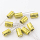 Fever audio electrolytic capacitor NP 50v 100v 1/2.2/3.3/4.7/6.8/10/22/47UF 3.3UF 100V vertical gold 8*12MM (10 pieces)