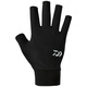 DAIWA 25 spring and summer DG-6725/6825 Fingerless cool fishing gloves quick-drying fingerless gloves DG-6725 3 fingers exposed black L