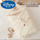Disney (Disney) newborn baby blanket, spring and autumn style, pure cotton thin blanket, newborn anti-fright, maternity room swaddle, universal for all seasons, white sand cute bear bean blanket, spring and autumn style 100*100cm