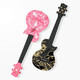 EnyaNova u carbon fiber ukulele 23-inch beginners for girls, boys, small guitar, children, Hatsune Miku Blue + 3 months Enya APP member 23-inch
