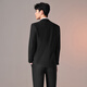 HLA Heilan Home Suit Suit Men's Quality Gentleman Business Wedding Suit Suit Men HTXAD3W017A Black 17 (suit + trousers) L 175/92A recommended 126~140Jin Jin equals 0.5 kg