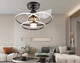 Leshi Lighting (NVC) 2025 Новый креативный тихий фан-свет минималистская столовая спальня гостиная с электрическим вентилятором потолочного вентилятора.