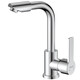 Kegu Wash -Becken Wasserhahn Edelstahl Becken universelles rotbares Badezimmer Heiße und kalte Badezimmer Handwascharmatur Edelstahl Hauptkörper 360 Rotation + Schlauch *2 K1049