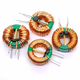 Hanshi Hengye base choke ring common mode inductor ferrite 10A high current 15mH-0.55 wire-vertical insulated wire (20 pieces)