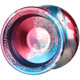 Yoyo Metal Children's Beginner Yoyo Ball Extra Long Sleep 1a Ice Blue Frosted [Boiling Point] Gloves + 10 rope + lubricant