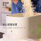 Zuutii rice bucket insect-proof and moisture-proof sealed rice storage box household food-grade grain flour storage box large-capacity storage rice box rice box cold ash 6.5L