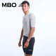 MBO Summer Men's Double Arrow Cycling Bib Shorts T300 Cycling Jersey Black M