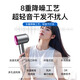 Mrs. Jayden's leafless high-speed hair dryer for home silent negative ions high-power hair care hair dryer high wind hair dryer barber shop hair dryer Huaqiangbei blow curling set for men and women Iris purple billion-level negative ions single nozzle 1.8 meters wire gift box constant temperature hair care丨TOP list丨Super long warranty only replacement not repair