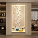 
Jiuyutu’s entrance decoration painting high-end entrance door light luxury mural light modern living room corridor aisle meaning hanging painting LP-9435 50*100 47 style black crystal porcelain painting (metal brushed picture frame 1