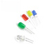 Dengshitang 3mm 5mm LED bulb light-emitting diode F3 F5 red, green, yellow, blue and white in-line lamp beads mixed package a variety of LED bulb in-line lamp beads 3mm yellow LED 50 pieces
