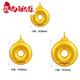 Micro-gift ancient gold pendant men's gold 999 pendant lotus year wishful necklace peace buckle pendant women's peace buckle single pendant small version 3.04g