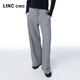 Jin Yujie 2025 Autumn New Product Velvet Casual Pants Long Women's Loose Warm Straight Wide Leg Pants S253KP479Y Dark Gray S Suitable for 100Jin Jin is equal to 0.5kg or less