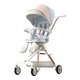 Dong Nailun baby stroller ultra-light foldable children's high-view baby walking artifact can sit and lie down two-way baby stroller two-way recline-luxury-rainbow installation-free