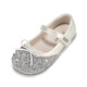 Saturday Children's Shoes Children's Princess Shoes Spring New Girls Soft-soled Crystal Shoes Girls Fashionable Small Leather Shoes Casual Shoes Champagne Rice 31 Shoe Inner Length 19.5cm/Suitable for Feet Length 18.7cm