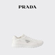 PRADA/Prada Gift Men's Metal Logo Decoration Prax 2.0 Sneakers White 41 (7)