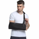 Shoulder support for hemiplegia left shoulder forearm sling clavicle arm wrist shoulder joint dislocation fixation belt black elbow wrap (with neck pad for adults)