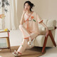 Nischenkragen Print Design Design Chinese Style Element Design Komfortable Frauen Heimkleidung Pyjama YZT-9903 Frauen YZT-9906 Frauen xl