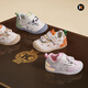 Carter Bunny toddler shoes 1-3 years old 2025 autumn and winter small K shield baby shoes children's shoes plus velvet girls' baby boys' baby cotton shoes white orange brown 22 inner length about 14.0cm foot length about 12.8-13.4