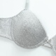 Findis shopping mall same style girls underwear cotton antibacterial glossy support thin cup soft support bra light gray LGY 70B