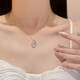 999 Pure Silver Chalcedony Lucky Bag Necklace Ruyi Clavicle Chain Valentine's Day Gift for Girlfriend Birthday Gift Lucky Bag Necklace + Brand Gift Box + Certificate