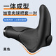 Li Shen bicycle handlebar cover universal rubber silicone mountain bike handlebar cover cow sheep horn bicycle handle grip cover accessories one-piece meat ball handlebar cover with deputy handlebar black