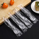 Disposable dessert spoons individually packaged takeaway packaged beetle spoons thickened ins plastic cake spoons edible transparent beetle spoons 50 pieces/individually packaged