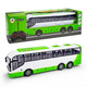 Jingxuan remote control car toy bus toy car model bus school bus electric large public boys and children electric car green remote control bus 32 cm length rechargeable battery set