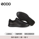 ECCO casual leather shoes for men, lightweight leather sneakers, walking shoes, Owen 511734 51052 black 40