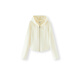 Semir [même style dans le centre commercial] Veste pour femmes pour femmes courte serré diminotant 2025 Automne Nouvelle veste à capuche de couleur unie Milky White 10501 S