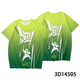 Bamaitunongfu Spring Screaming Camiseta de manga corta Electrolito Bebida Deportes Tendencias de ropa abstracta de manga corta para hombres y mujeres TCC1049 M 90-100Jin [Jin iguala 0.5 kg]