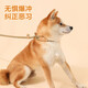 Dog leash P chain rope dog walking rope explosion-proof impact collar integrated dog leash medium and large small dogs beige P chain L size 20-50Jin Jin equals 0.5 kg applicable
